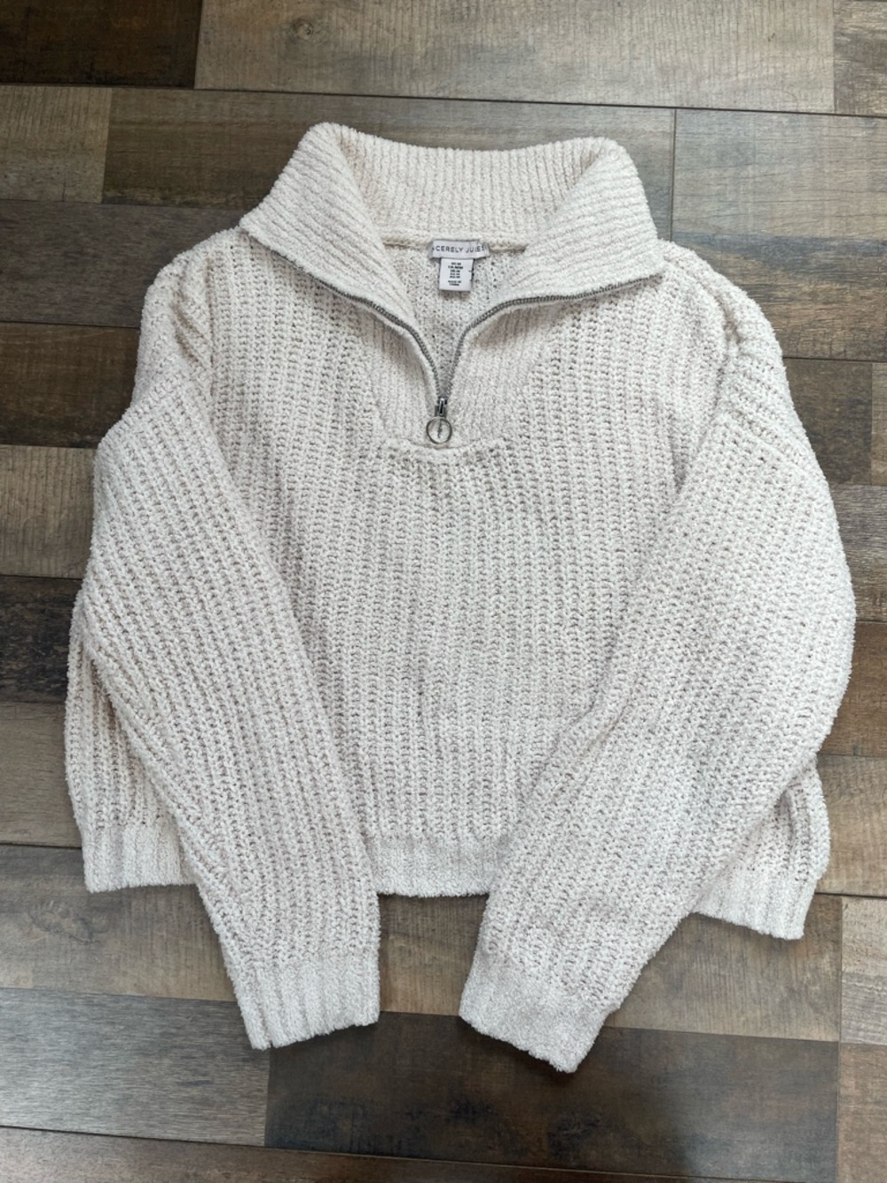Sincerely Jules 3/4-zip sweater